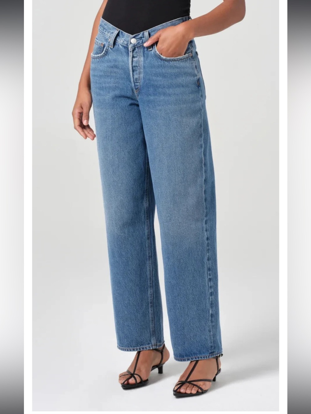 NWOT Agolde V Waist baggy jeans 27